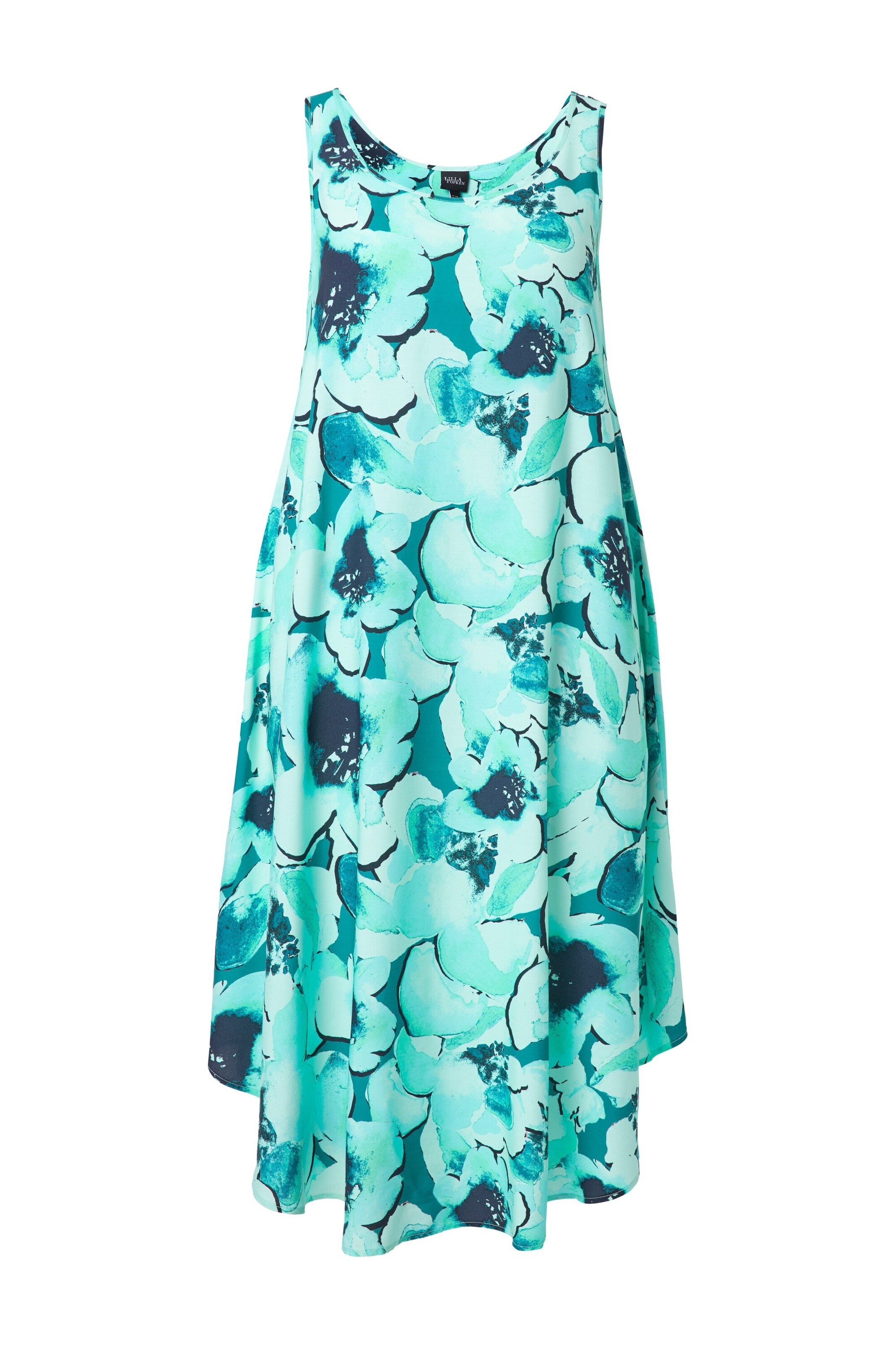 Ulla Popken Zomerjurk in Blauw: voorkant