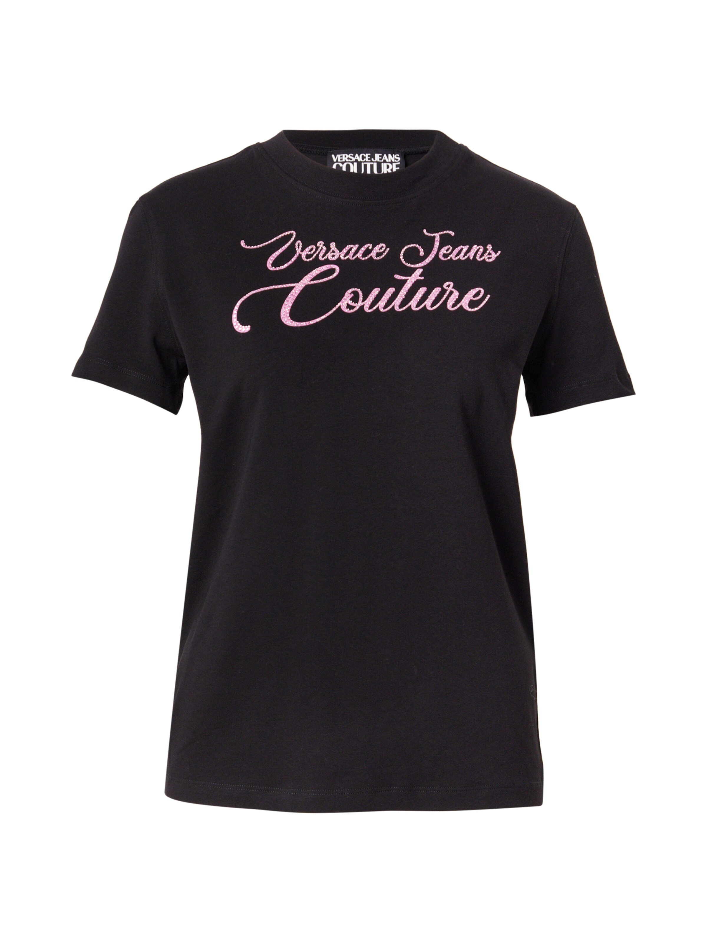 T-shirt Versace Jeans Couture en noir : devant