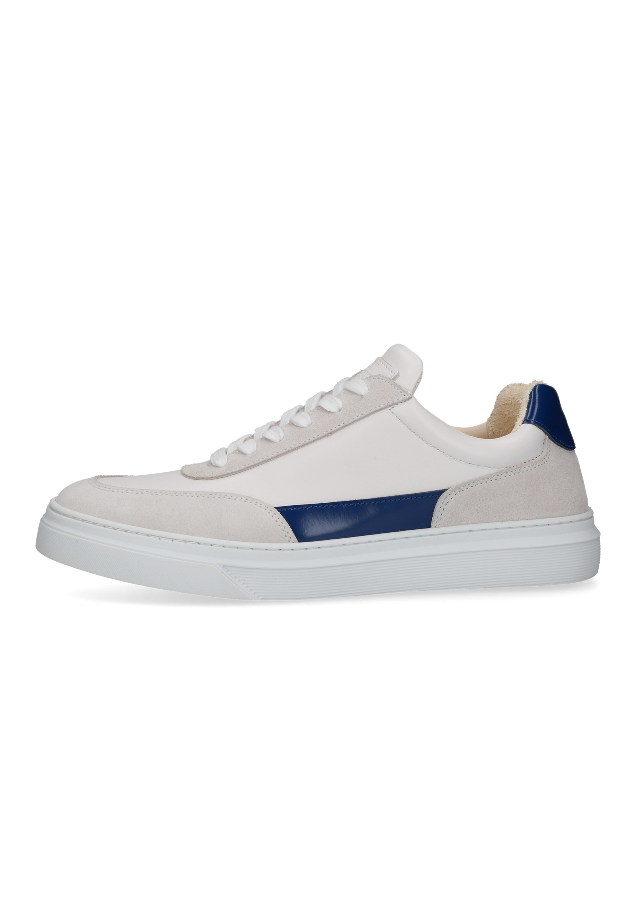 Henry Stevens Platform trainers 'Travis' in White: front