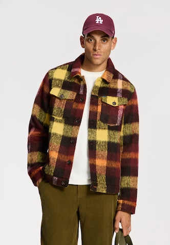 Shiwi Fleece jas in Geel: voorkant
