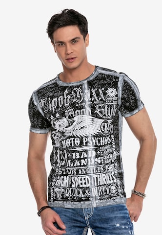 CIPO & BAXX Shirt 'CT657' in Gemengde kleuren: voorkant