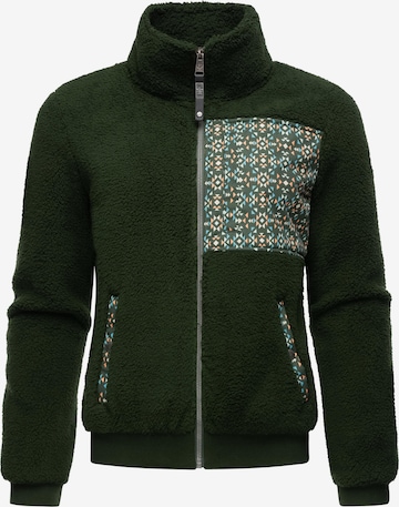 Ragwear Fleece jacket 'Imolla' in Green: front