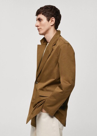 MANGO MAN Between-Seasons Coat 'Sira' in Brown