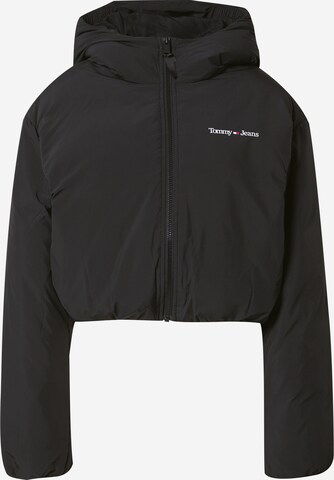 Tommy Jeans Jacke in Schwarz: predná strana