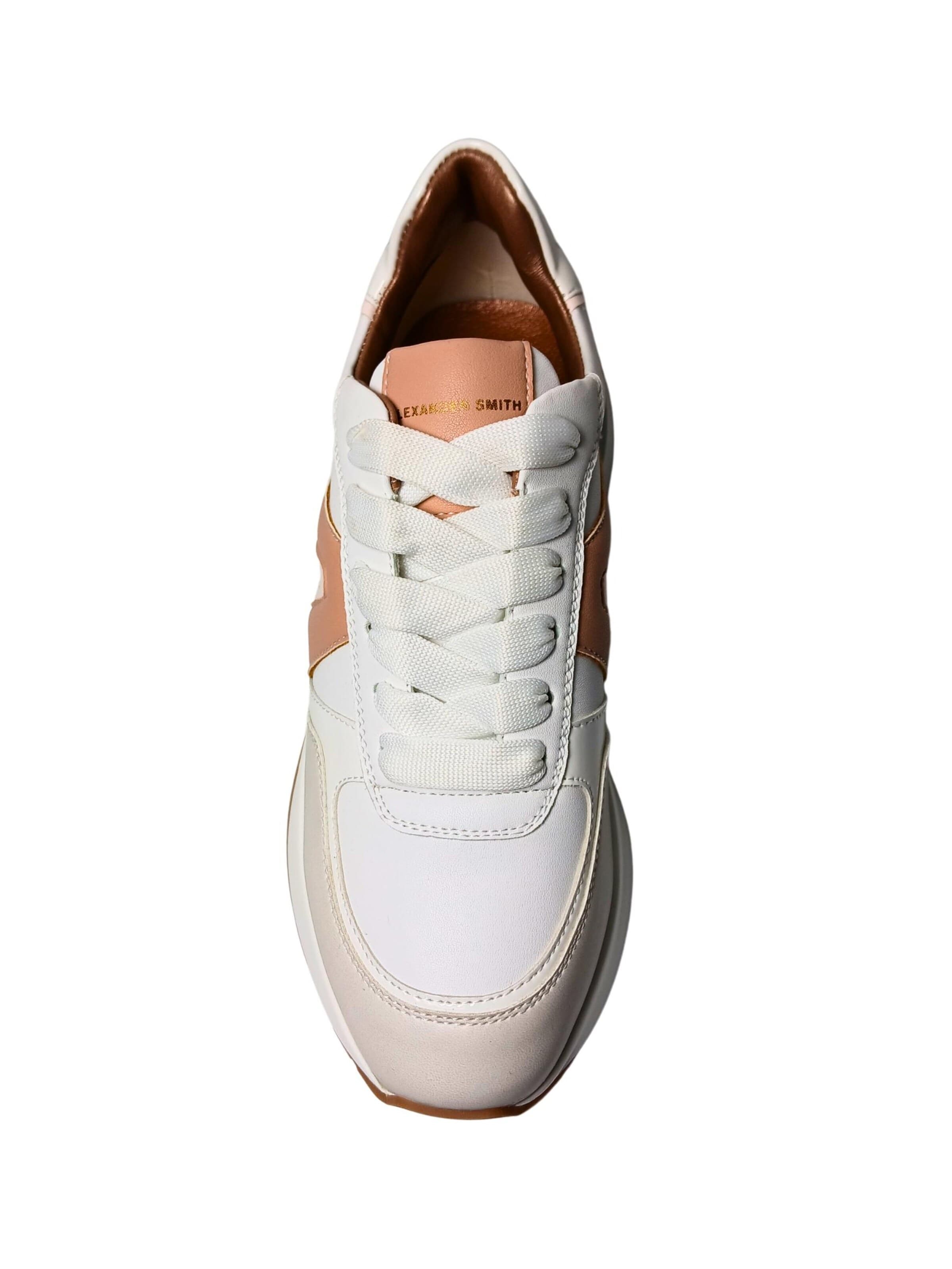 Alexander Smith Platform trainers in White