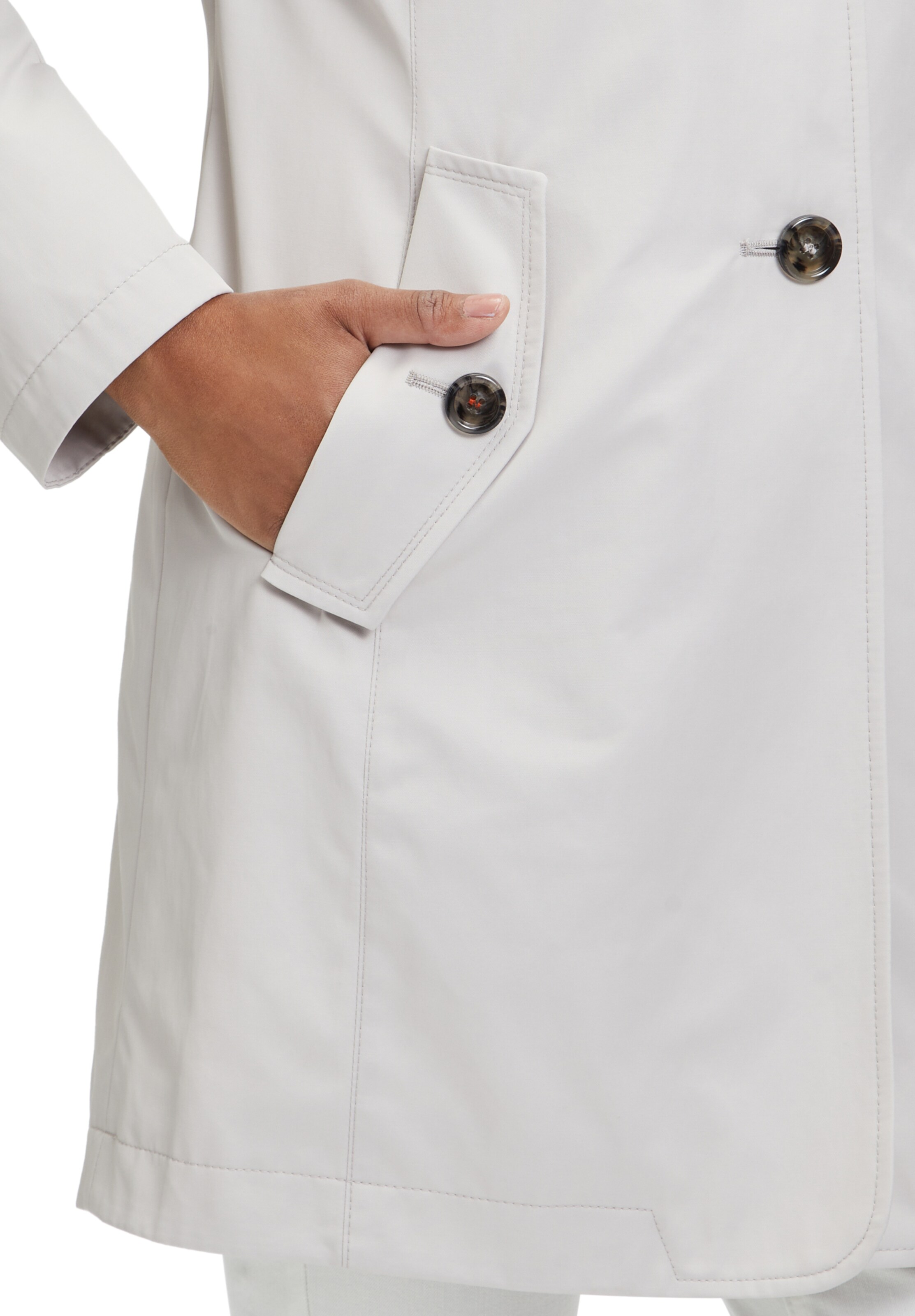 GIL BRET Mantel in Weiß