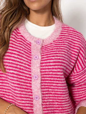SASSYCLASSY Oversized cardigan in Pink