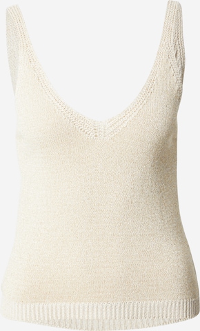 smėlio ABOUT YOU Megzta palaidinė be rankovių 'Betty': priekis