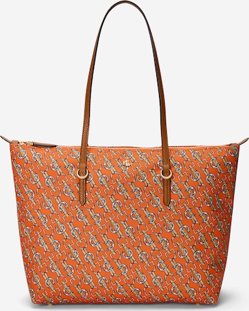 Lauren Ralph Lauren Shopper táska 'KEATON' - narancs: elől