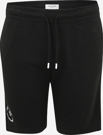 Jack & Jones Plus Shorts 'JPSTGordon JJSimon' in Schwarz: Vorderseite