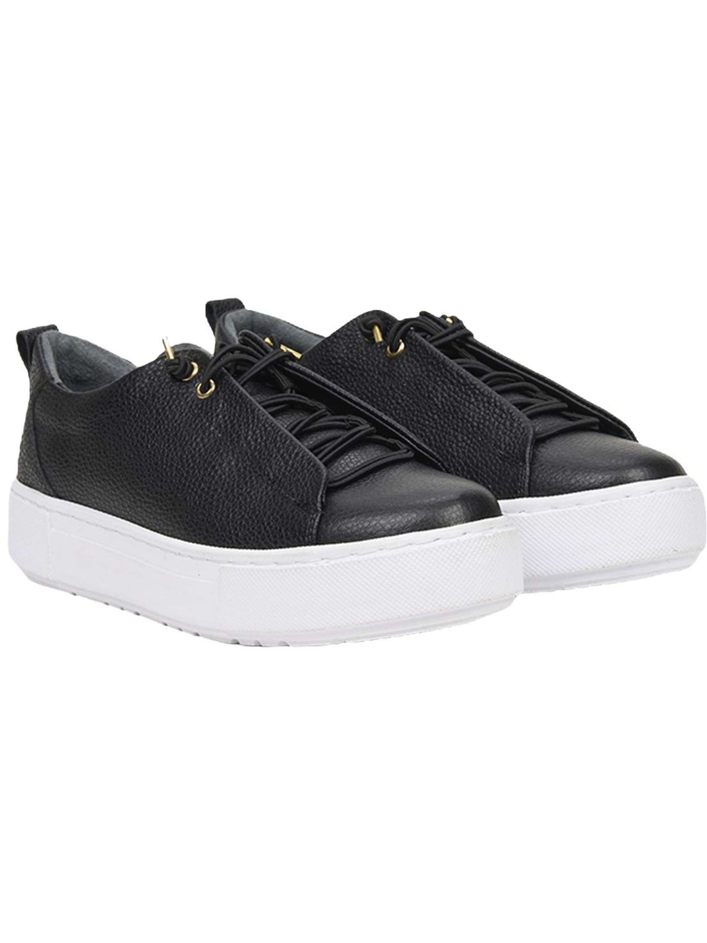 Desa Sneaker low 'Schnürschuhe'‌‌‌‌‌‌‌ in Schwarz: Vorderseite