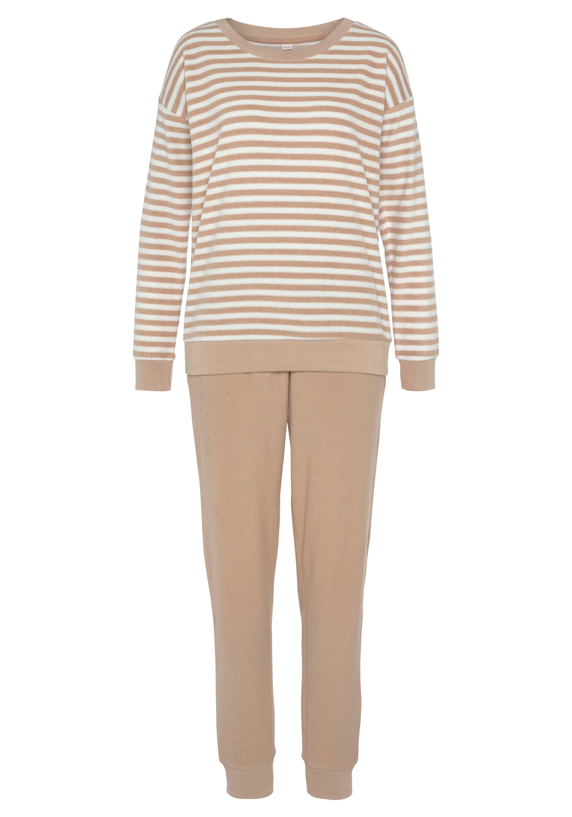 Pyjama 'Dreams' VIVANCE en beige : devant