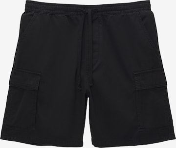 Pantaloni cargo di Pull&Bear in nero: frontale