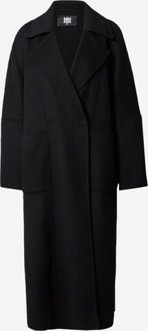 Riani Between-Seasons Coat in Black: front