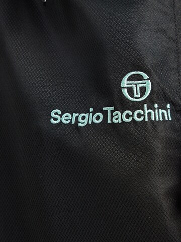 Sergio Tacchini Tapered Παντελόνι 'CARSON 021' σε μαύρο