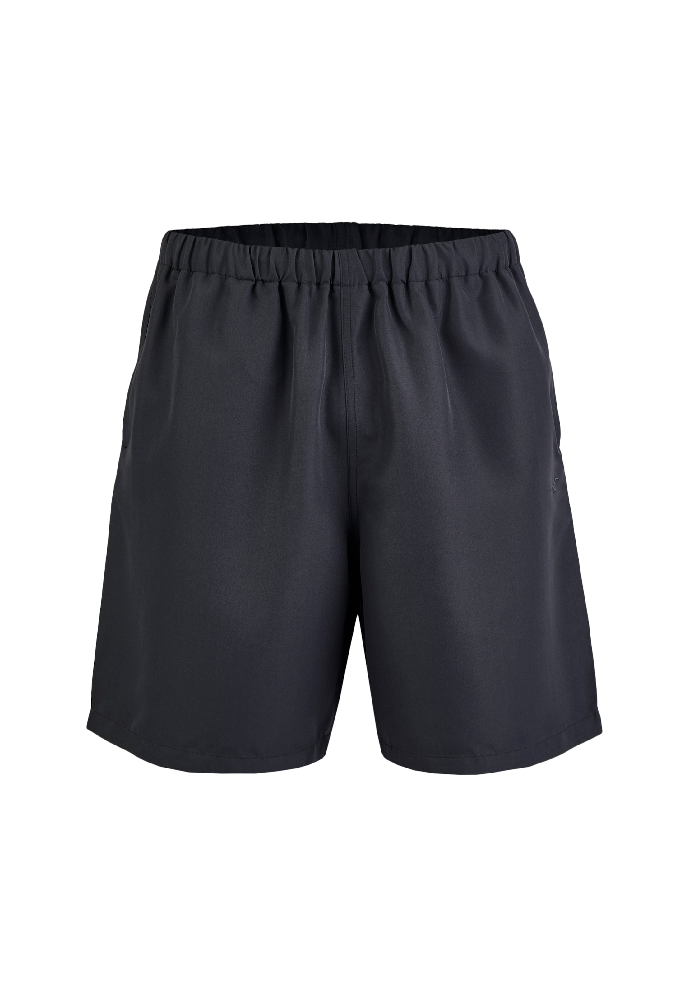 Cleptomanicx Badehose 'Ligull Jam' in Grau: Vorderseite