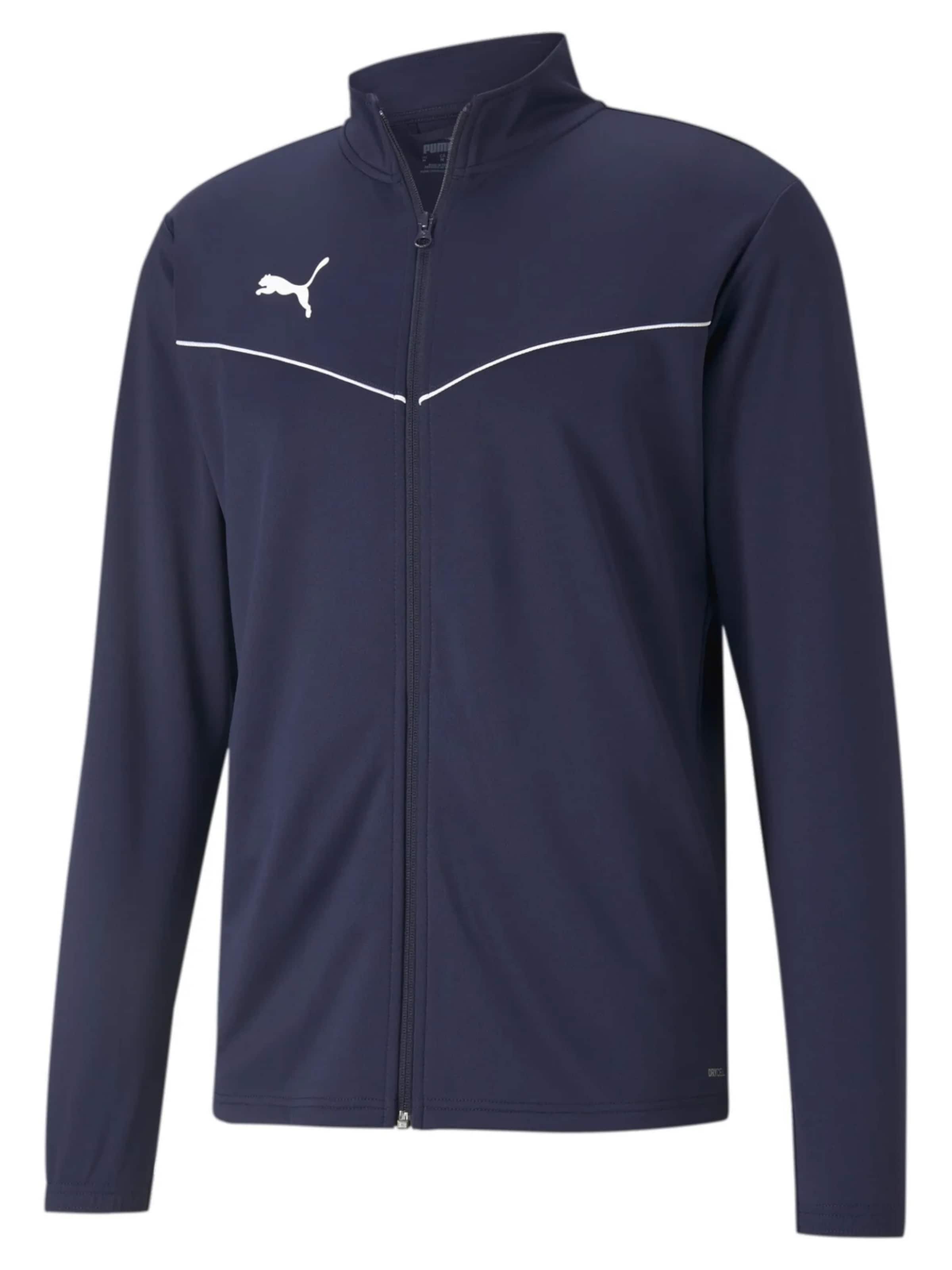 PUMA Спортивная куртка 'teamRISE' в Синий: спереди