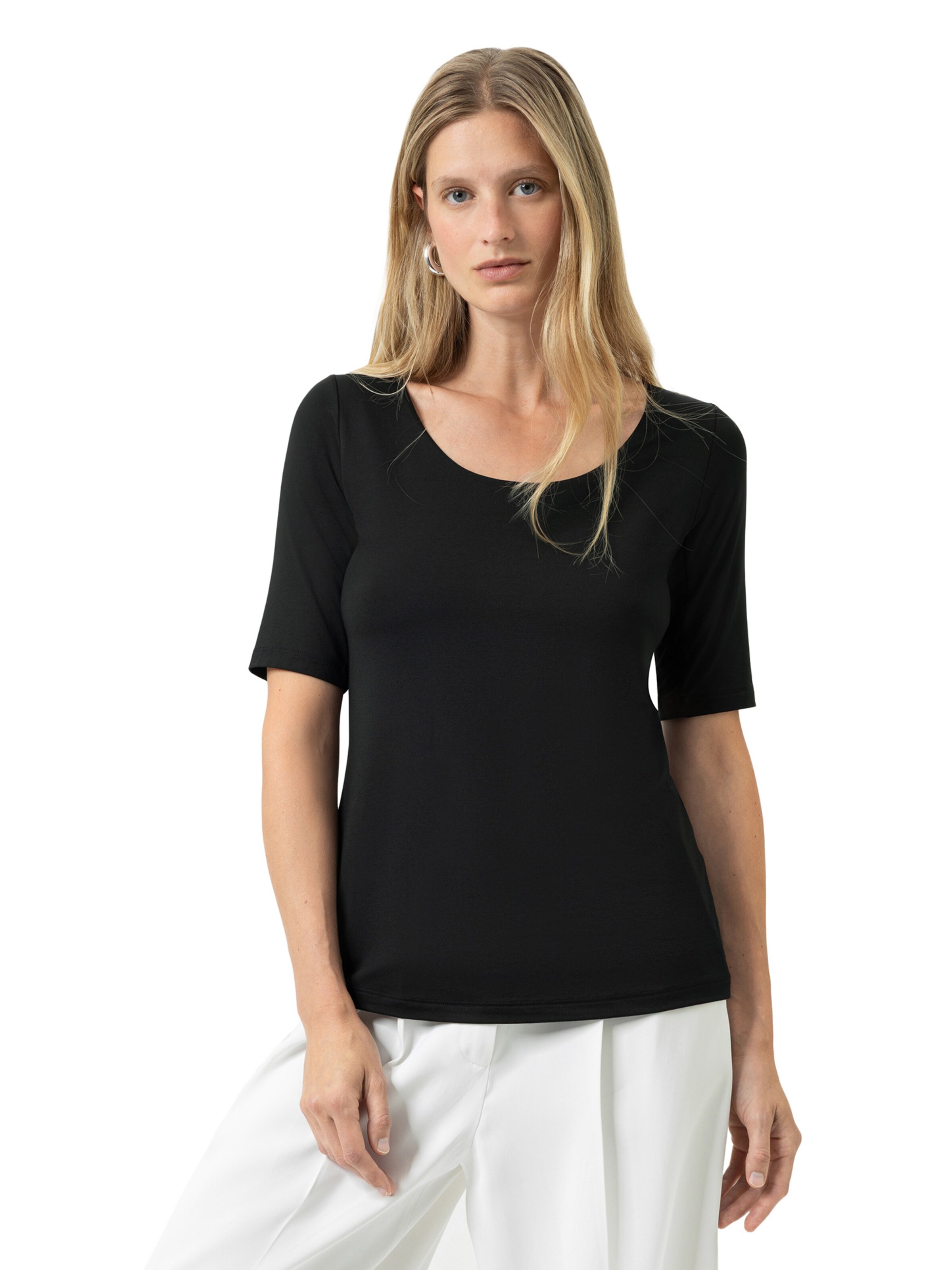 Mey Shirt 'Blazershirt' in Black: front