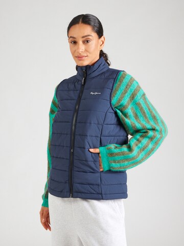 Vestă de la Pepe Jeans pe albastru: față