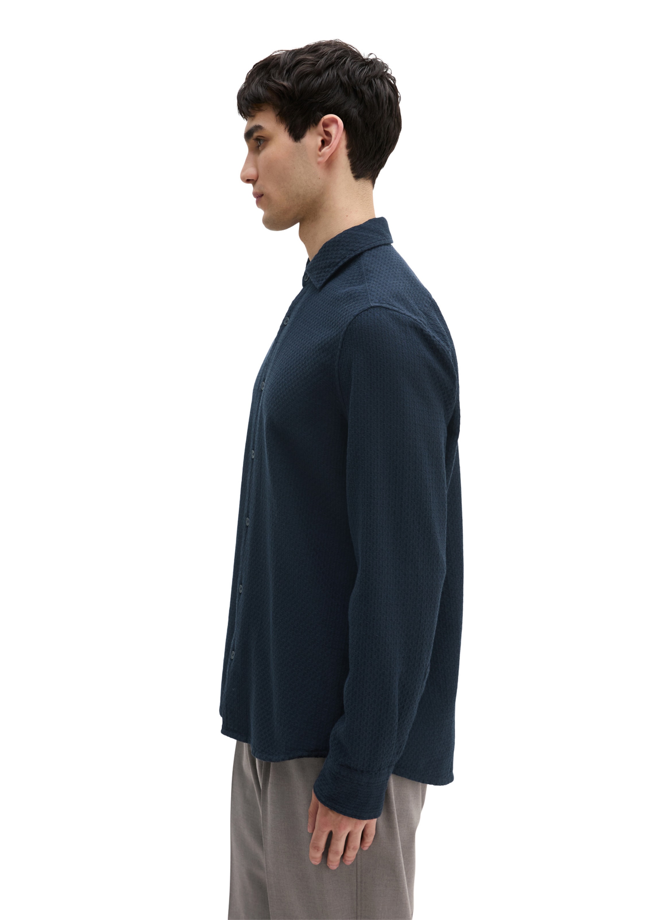 Marc O'Polo Regular fit Overhemd in Blauw