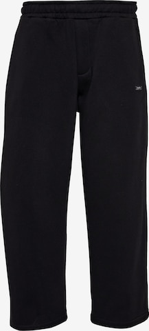 Dropsize Loosefit Hose in Schwarz: Vorderseite