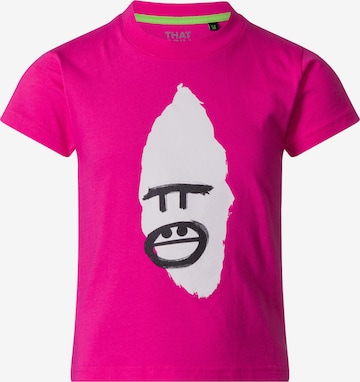 THAT GORILLA BRAND Shirt 'VIRUNGA GORILLA FACE' in Pink: front