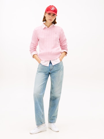 TOMMY HILFIGER Pullover in Pink