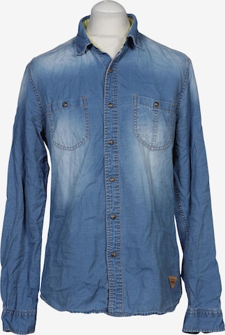 EDC BY ESPRIT Hemd L in Blau: Vorderseite