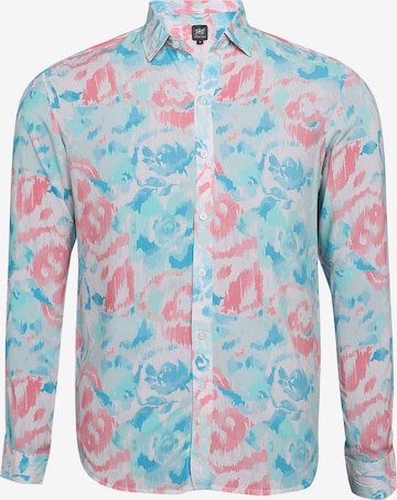 Coupe regular Chemise 'Colin' Campus Sutra en bleu : devant