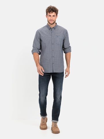 CAMEL ACTIVE Regular fit Button Up Shirt in Blue