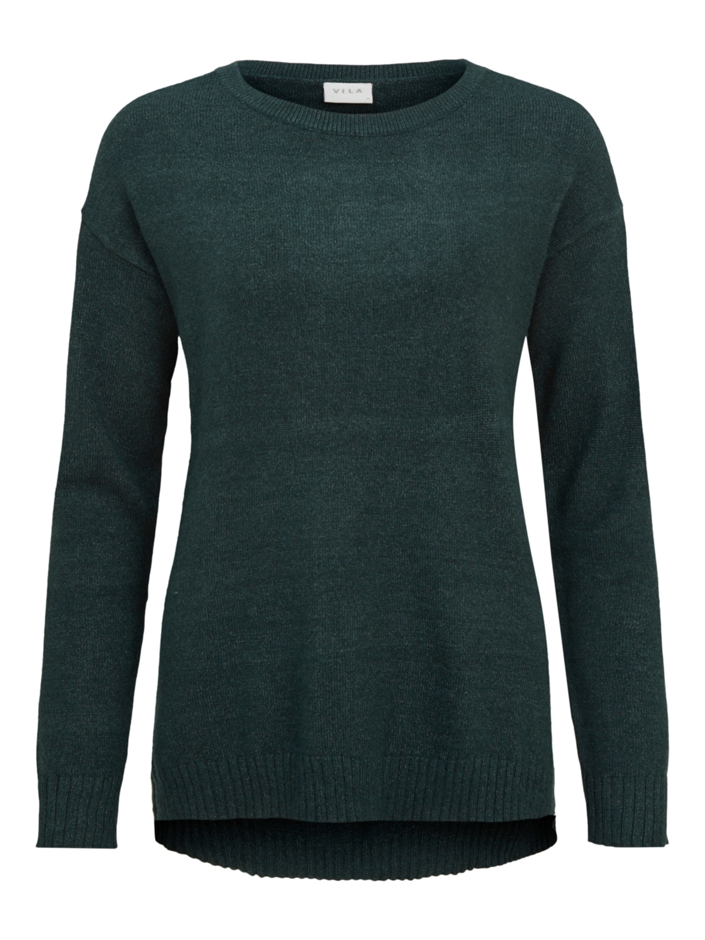 VILA Trui 'Ril' in de kleur Donkergroen, Productweergave