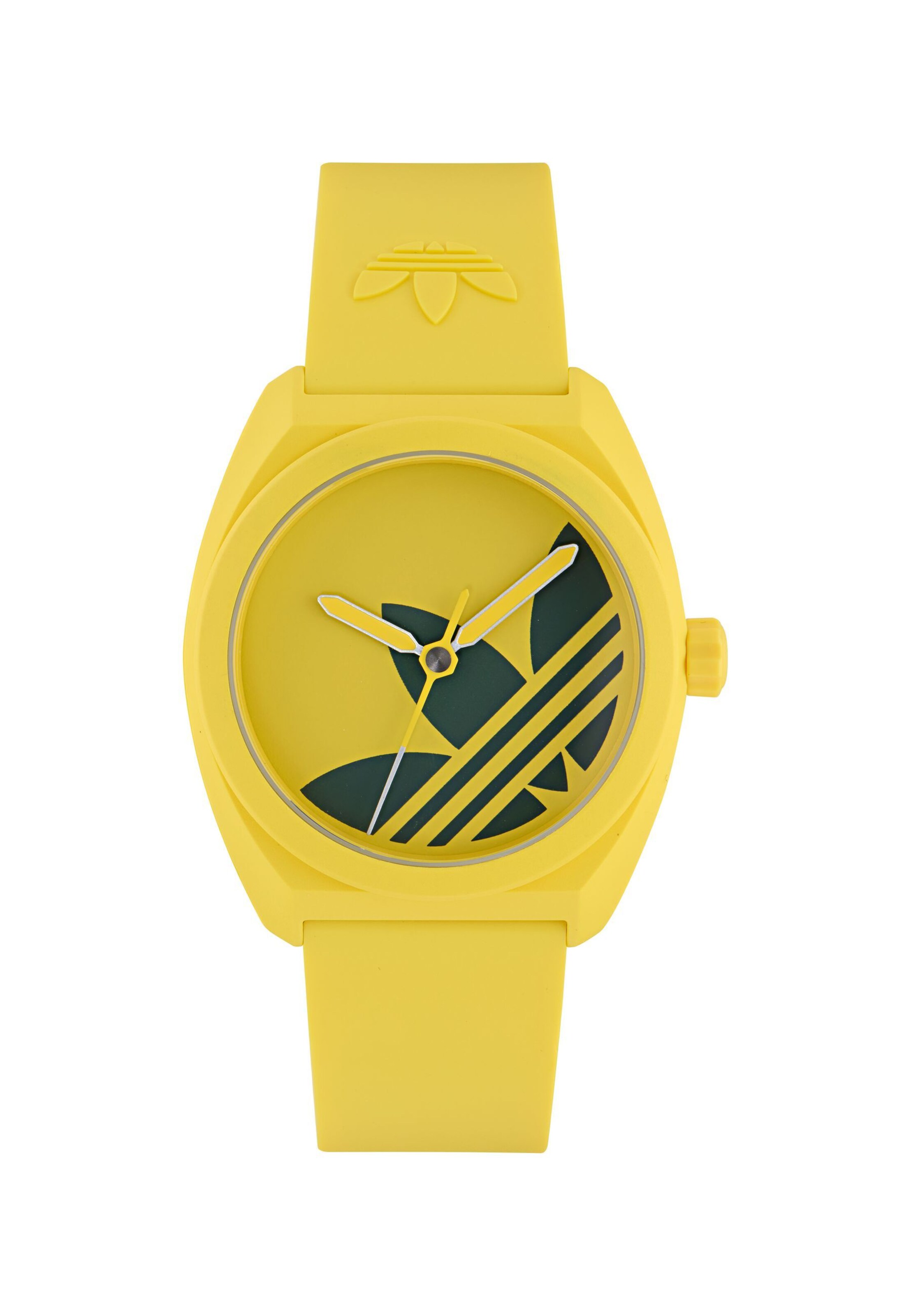 ADIDAS ORIGINALS Analog Watch 'PROJECT THREE ' in Yellow: front