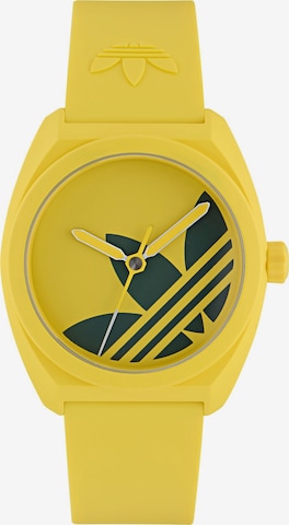 Montre à affichage analogique 'PROJECT THREE ' ADIDAS ORIGINALS en jaune : devant