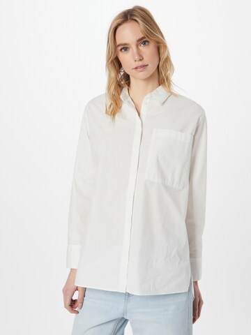 s.Oliver Blouse in Wit: voorkant