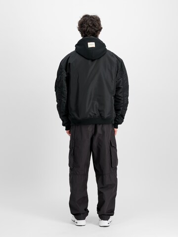 ALPHA INDUSTRIES - Chaqueta de entretiempo 'MA-1 D-Tec Studio LW' en negro