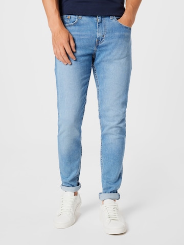 LEVI'S ® Tapered Jeans '512 Slim Taper Lo Ball' in Blauw: voorkant