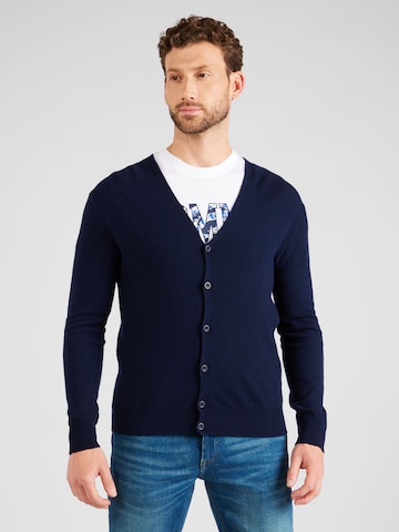 UNITED COLORS OF BENETTON Knit cardigan in Blue: front