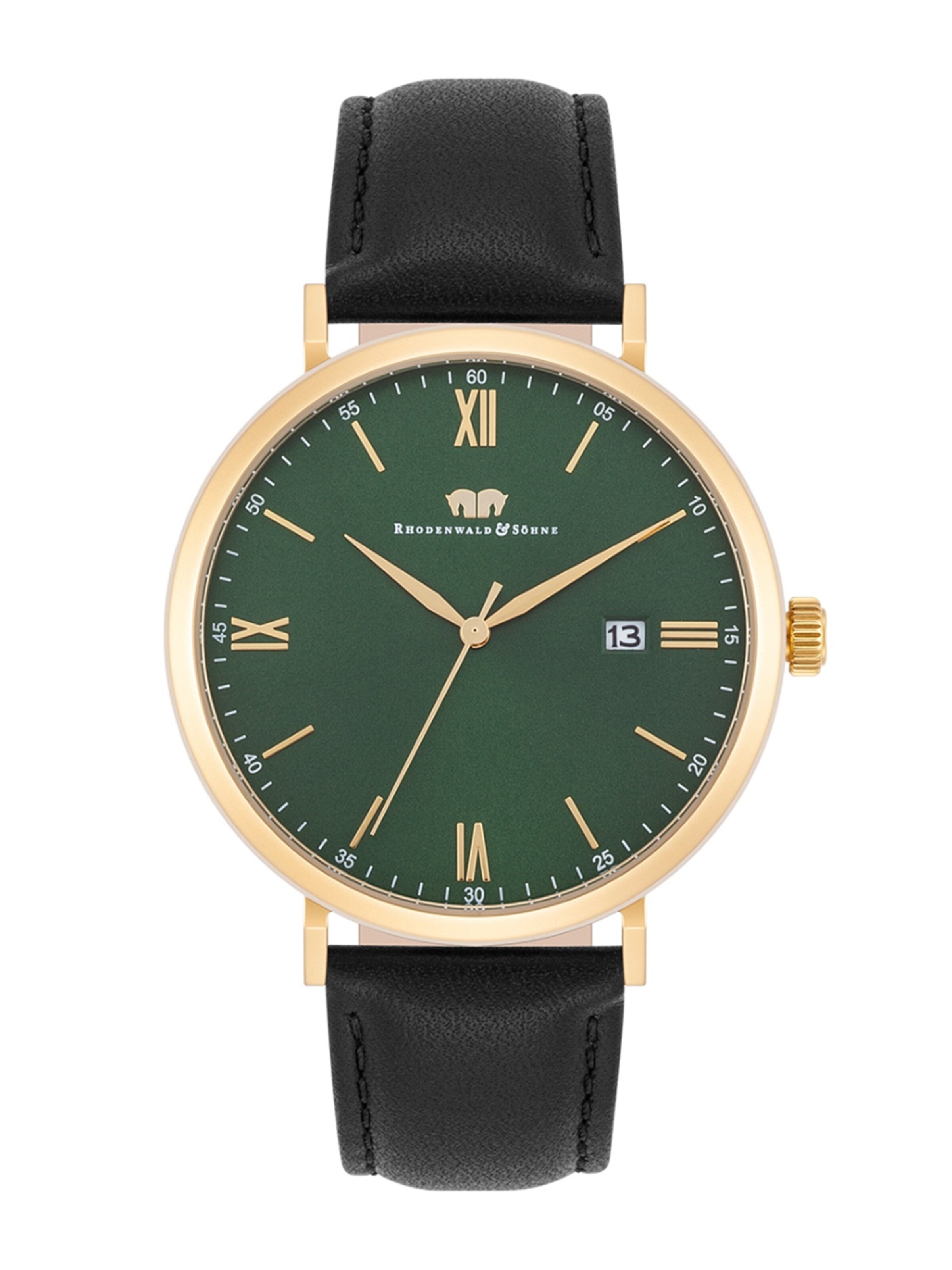 Montre à affichage analogique Rhodenwald & Söhne en or : devant