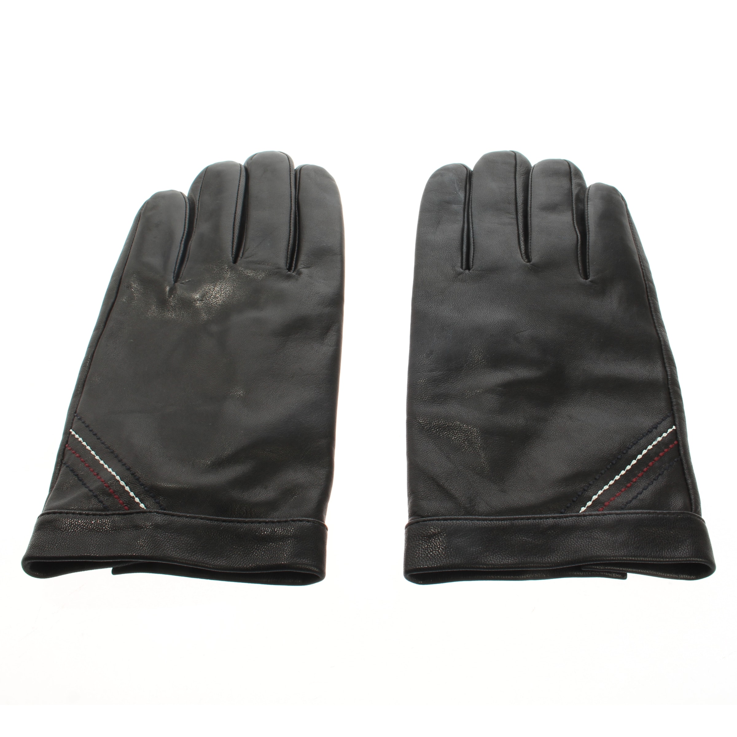 TOMMY HILFIGER Gloves in L in Black: front