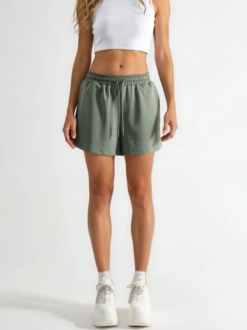 Loosefit Pantalon Busem en vert : devant