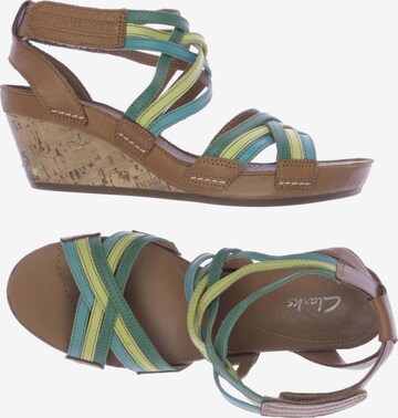 CLARKS Sandals & High-Heeled Sandals in 38,5 in Mixed colors: front