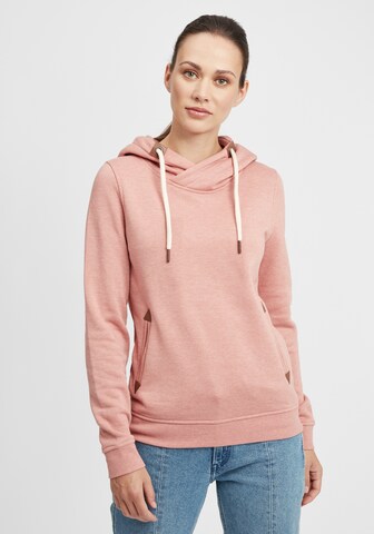 Oxmo Sweatshirt 'Vicky Hood' in Roze: voorkant