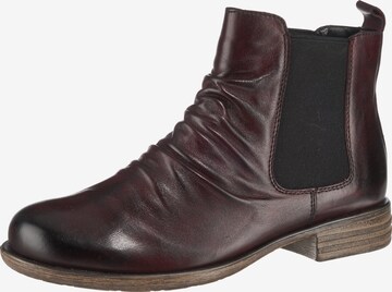 REMONTE Chelsea boots in Rood: voorkant