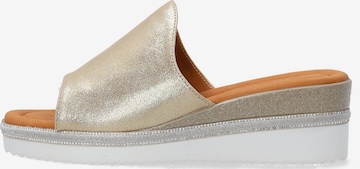 VENEZIA Mules 'Venezia' in Gold: front