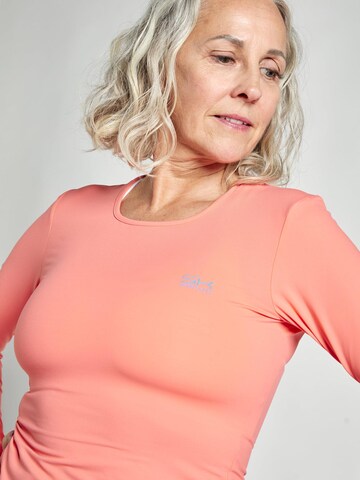SPORTKIND Funktionsshirt 'Longsleeve Shirt'‌‌‌‌‌‌‌‌‌ in Orange