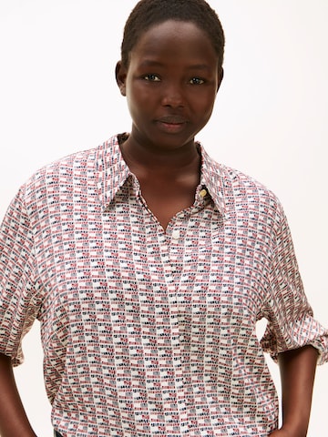 Camicia da donna di Tommy Hilfiger Curve in bianco