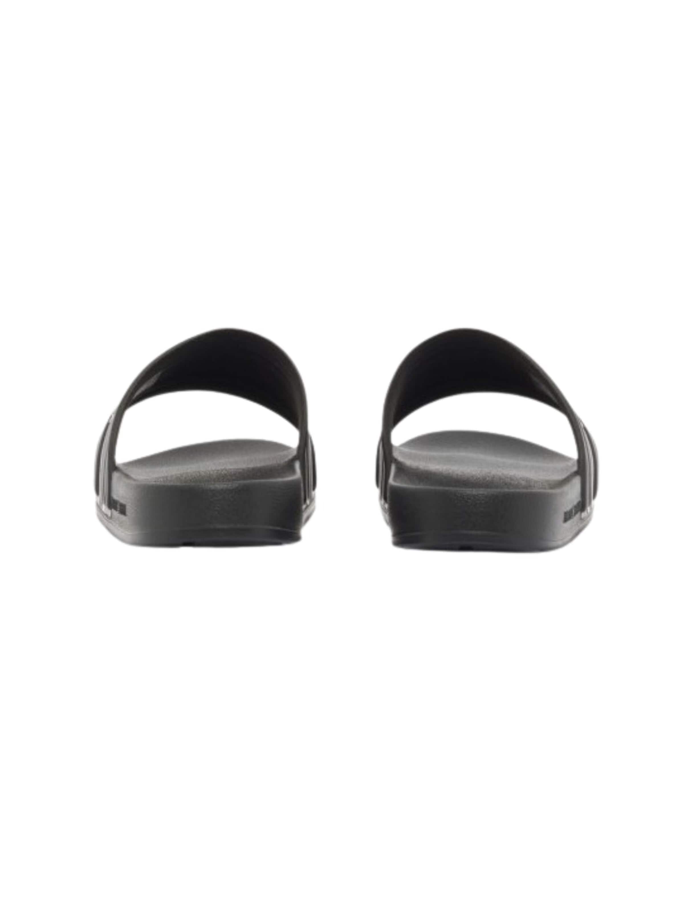 Emporio Armani Muiltjes 'Logotape PVC Sliders' in Zwart