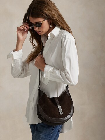 Polo Ralph Lauren Torba za čez ramo | rjava barva