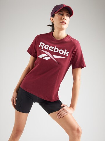 Reebok Functioneel shirt in Rood: voorkant