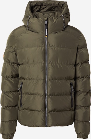 Veste d’hiver Superdry en vert : devant
